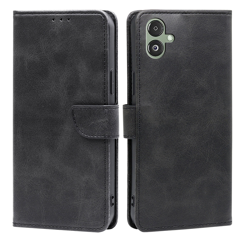 For Samsung Galaxy F14 5G Magnetic Protective Cover Calf Texture Stand Wallet PU Leather TPU Phone Case For Samsung Galaxy F14 5G Magnetic Protective Cover Calf Texture Stand Wallet PU Leather TPU Phone Case